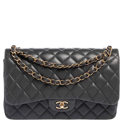 chanel blue grey bag|Chanel classic grey flap bag.